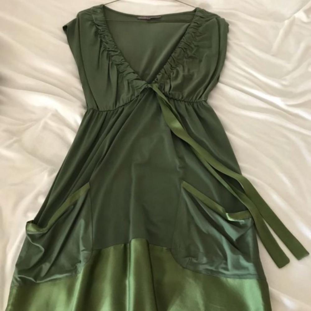 Hale Bob green silk tunic